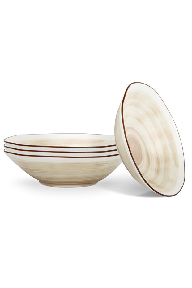 4-Piece Deep Plates Glide 18cm (Porcelain)