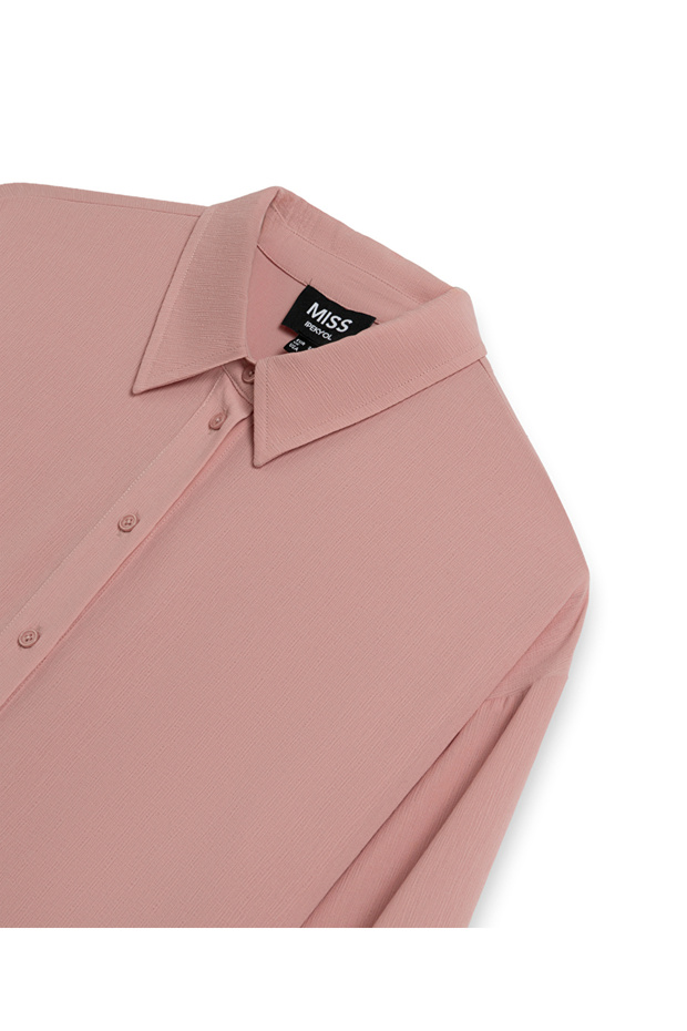 Düşük omuz basic gömlek - 4