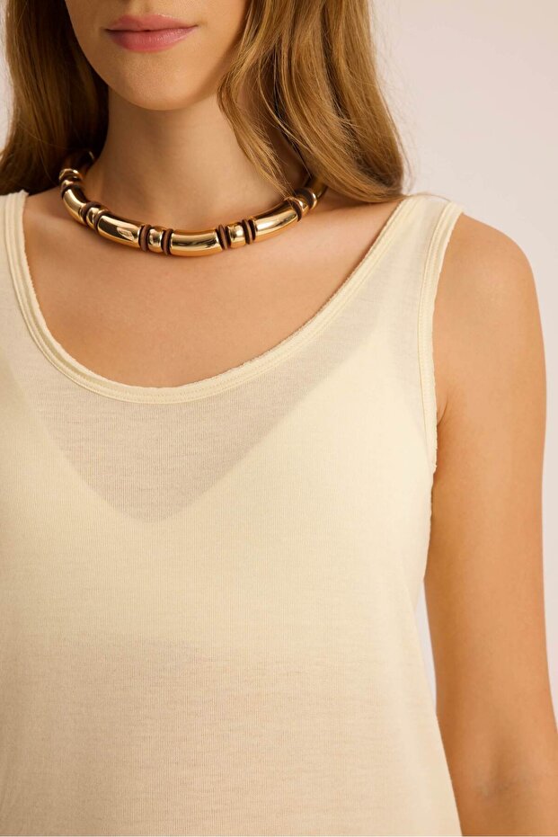 Raina Sarı Kimono Basic Üçlü Takım - 7