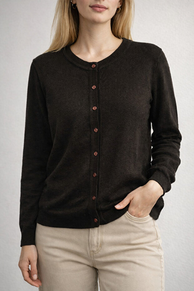 Twomail Buttoned Short Jacket - 2