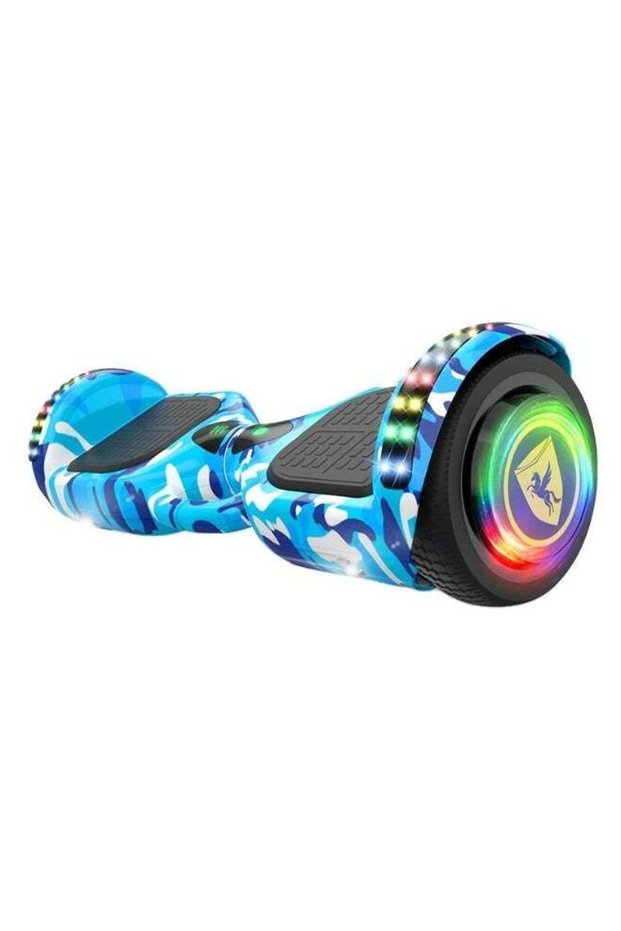 Hoverboard Mini Self-Balancing Electric Scooter | 2-Wheel Smart Balance Board with LED Lights, Recha