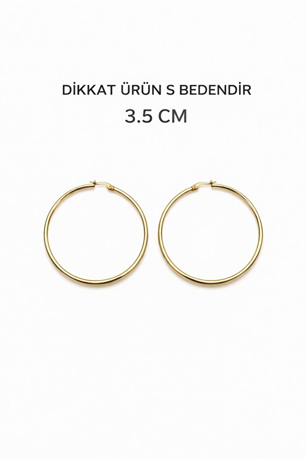 Çelik Halka Küpe - 2