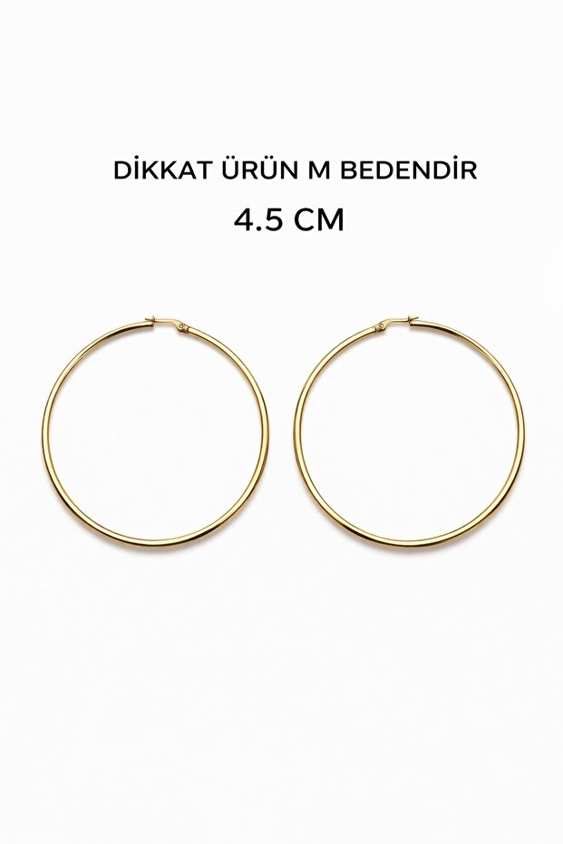 Çelik Halka Küpe - 2
