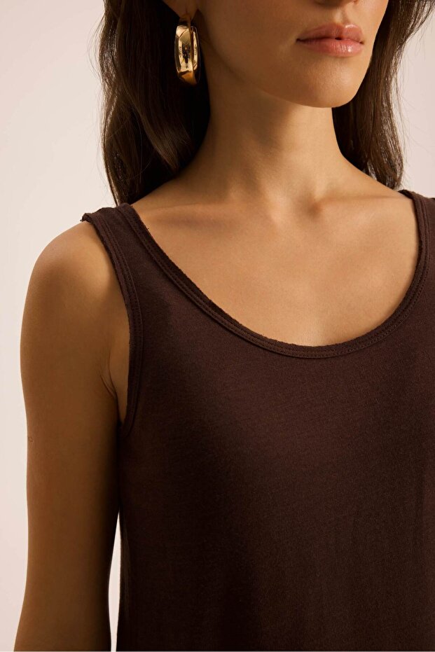 Raina Kahve Kimono Basic Üçlü Takım - 7