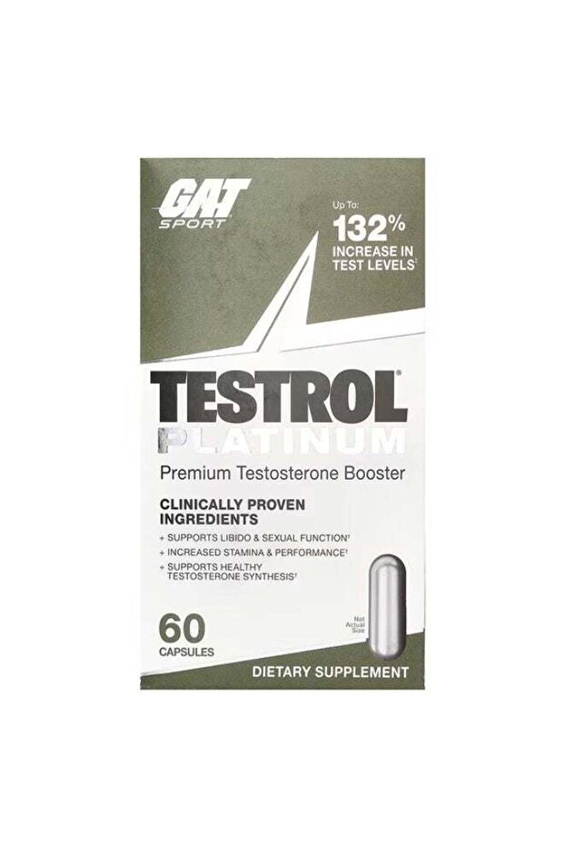 GAT, Testrol Platinum, Premium 60 Capsules