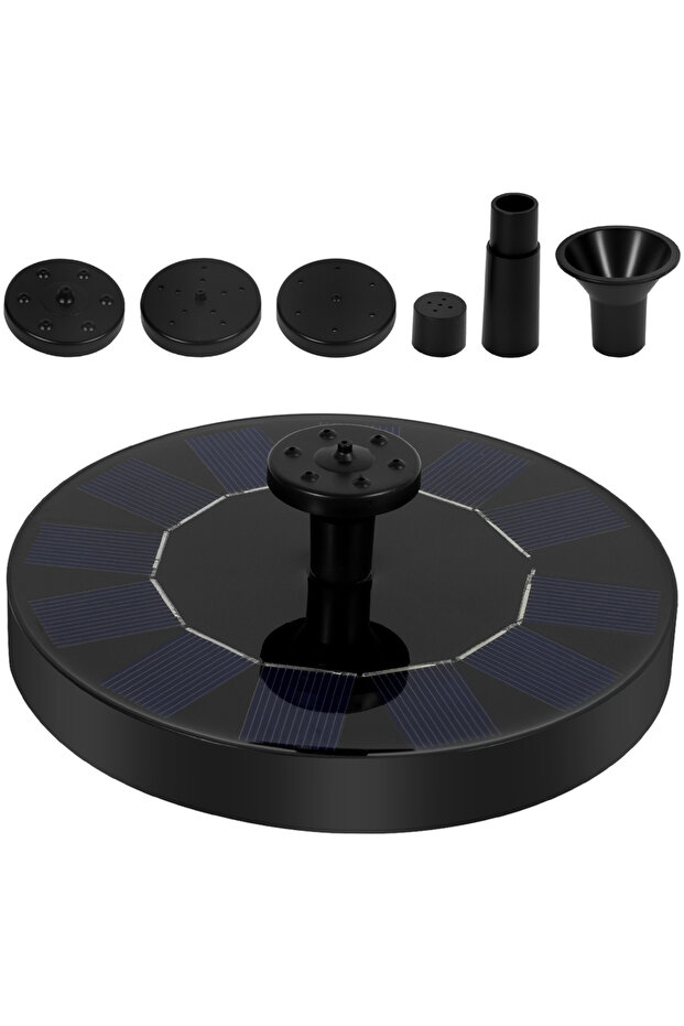 13cm Set 13/18cm Solar Fountain Pump Floating Solar Panel Bird Baths Water Fountain with 6 Nozzles F