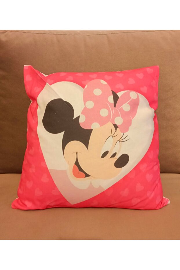 Disney Lisanslı Kırlent Pembe
