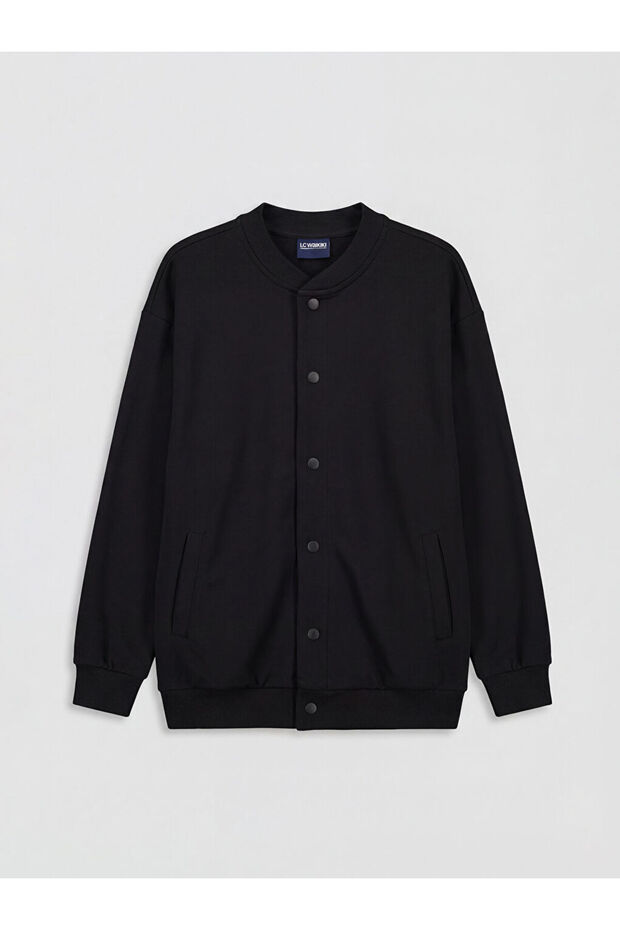 Sparkling Choices from Shining Store College Roba Collar Snap Closure Boy's Jacket
