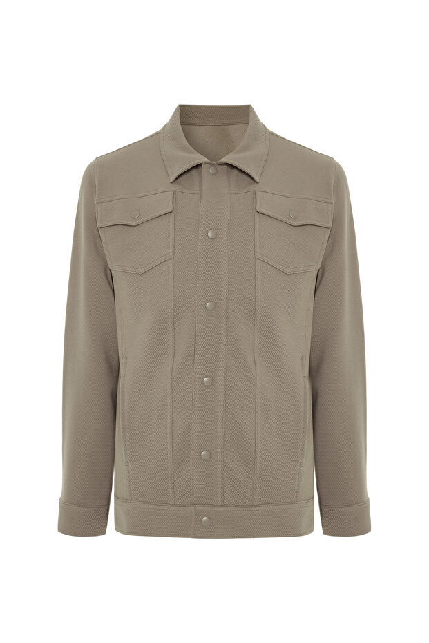 REGULAR FIT TRUCKER CEKET - 1