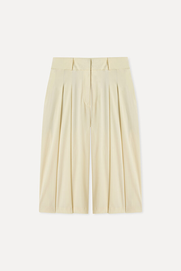 PİLELİ MİDİ BERMUDA ŞORT - 6