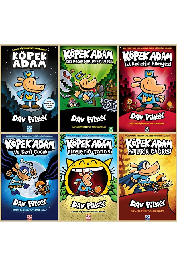 Köpek Adam 1-6. Ciltler 6 Kitap Takım