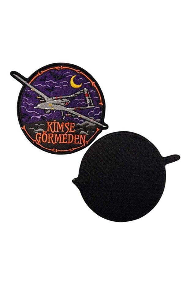 Kimse Görmeden SİHA Nakış Patch Peç - 10 cm - 2