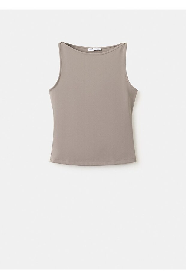 Dar kesim crop bluz - 3