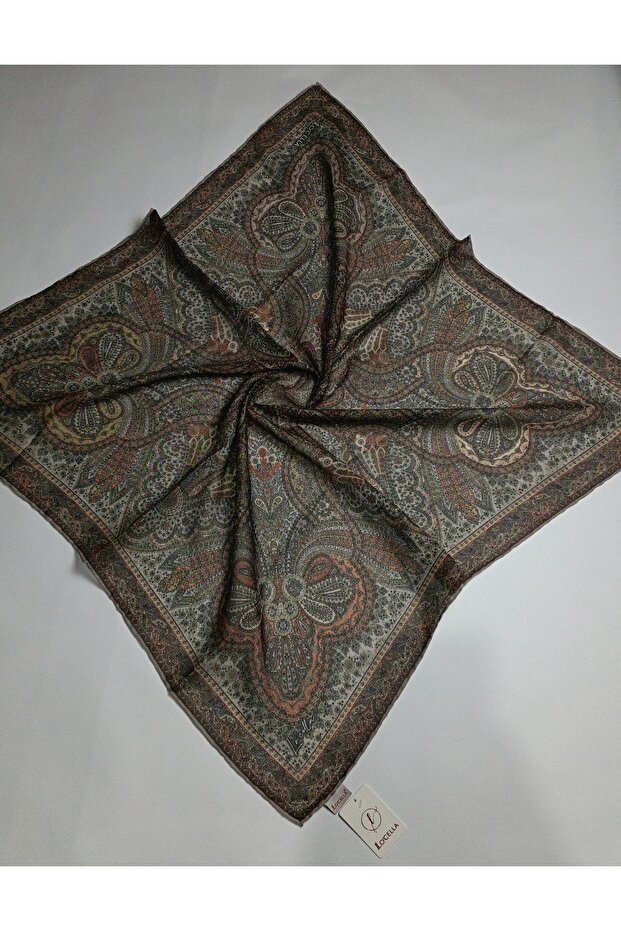 Etnik desenli soft şal LOCELLA - 2