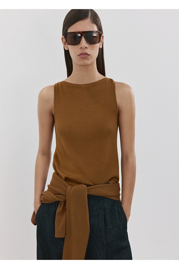 İnce örgü bluz - 1