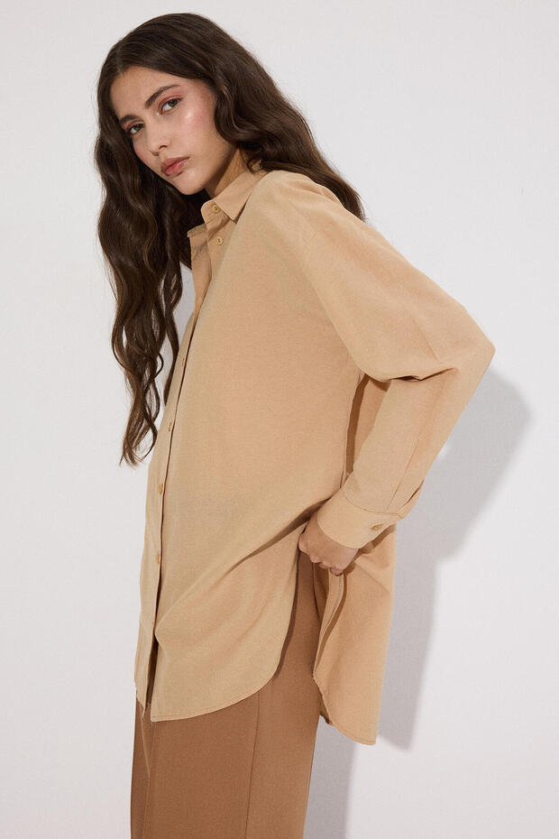 OVERSIZE BASIC GÖMLEK - 4