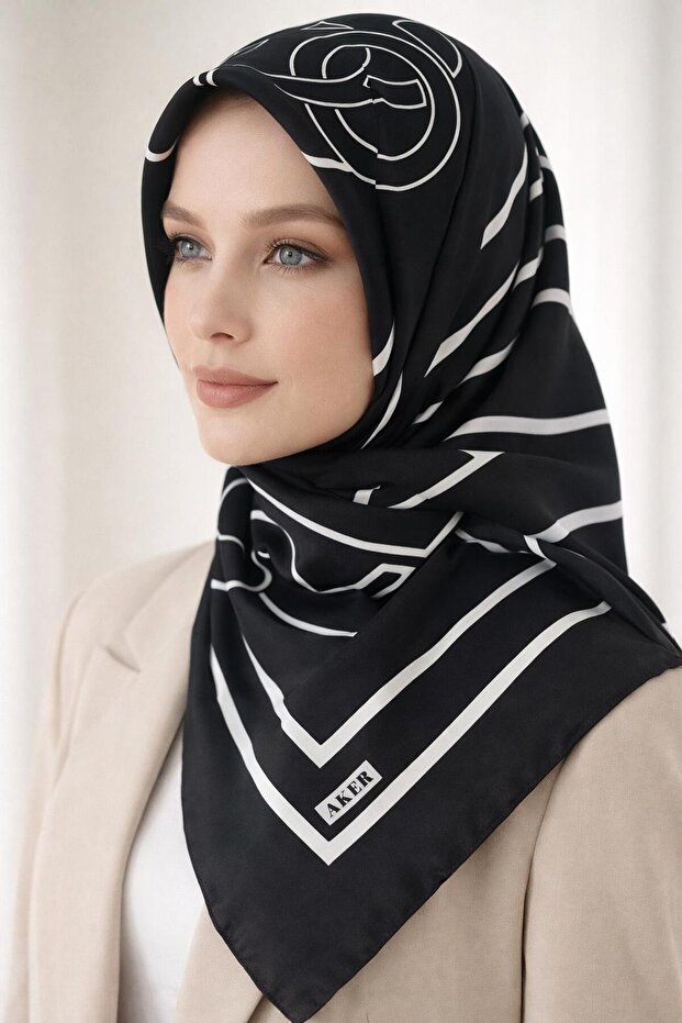 وشاح حرير سورا - خريف/شتاء -8825701-311