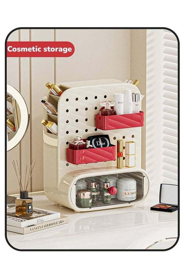 صندوق تخزين مزود بلوحة تعليق، صندوق تخزين مكتبي، صندوق تخزين مكتبي متعدد الوظائف - 4