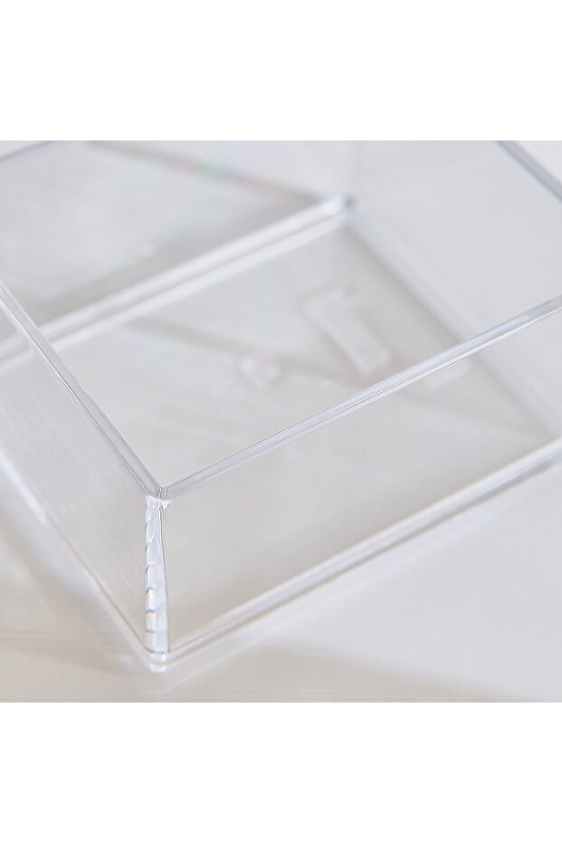 صينية تزيين كريستالية قابلة للتكديس - 7.8 × 9.5 × 4.8 سم - 3