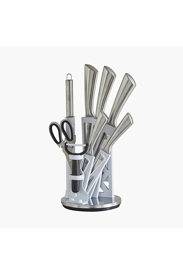 طقم حامل سكاكين جليستن مكون من 9 قطع - 7