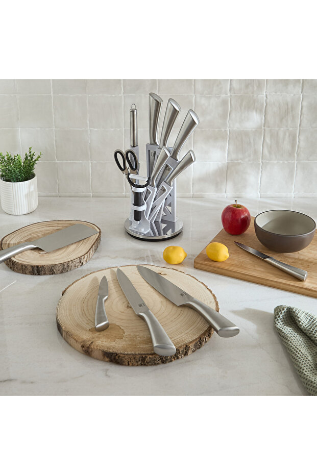 طقم حامل سكاكين جليستن مكون من 9 قطع - 6