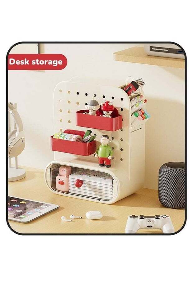 صندوق تخزين مزود بلوحة تعليق، صندوق تخزين مكتبي، صندوق تخزين مكتبي متعدد الوظائف - 6