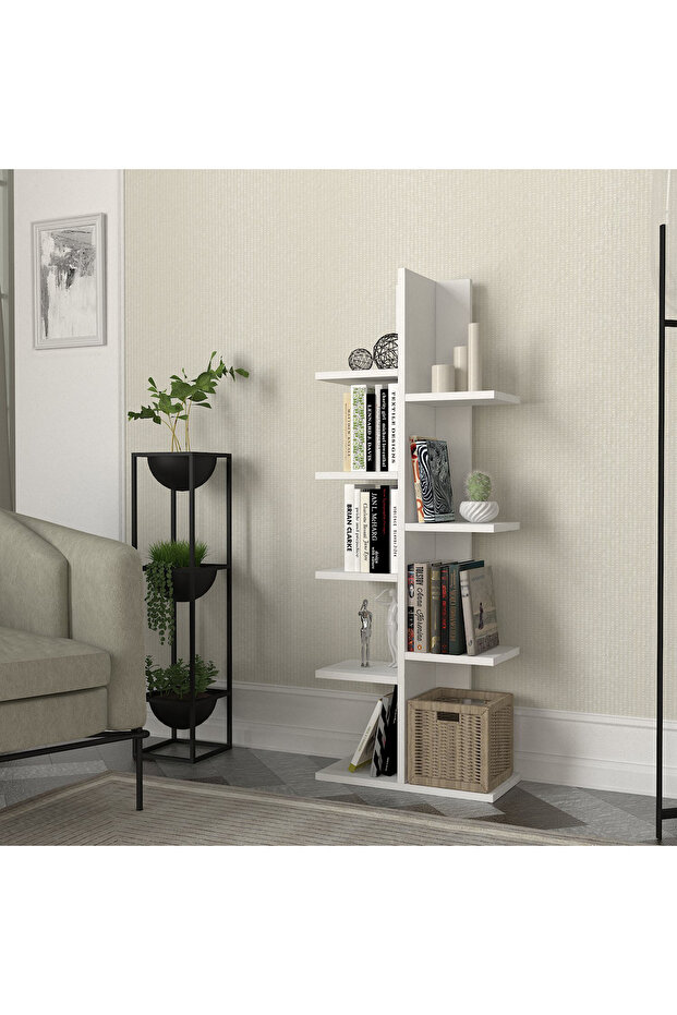 Modulix Casper Linear 7-Tier Bookcase Display Unit - 2