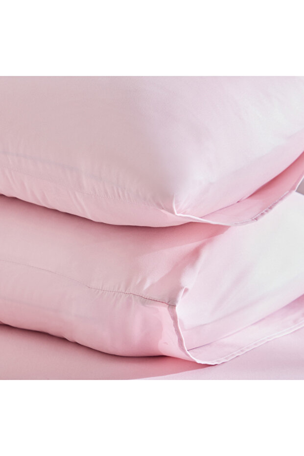 طقم غطاء وسادة ديربي من قطعتين مصنوع من الألياف الدقيقة الصلبة - 45×70 سم - 5