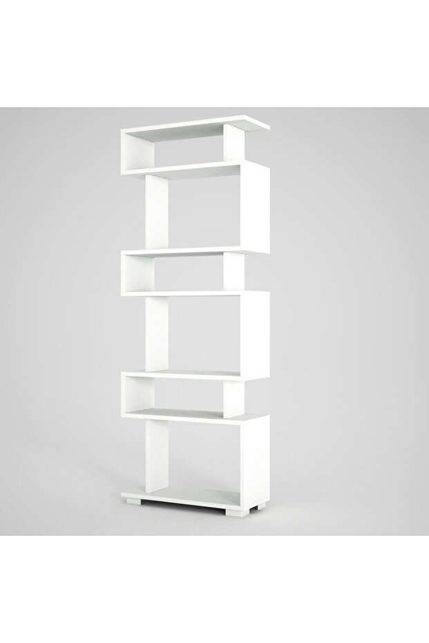 Modulix Block Narrow Zig Zag Bookcase - 3