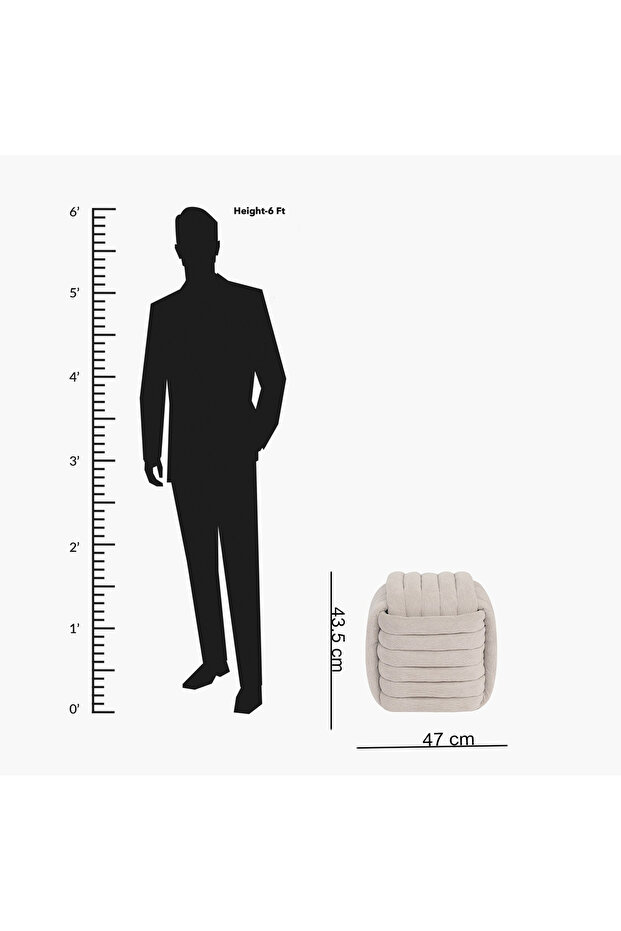 Lyon Fabric Ottoman - 8