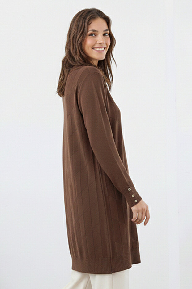 تونيك منقوش N3293 مينك - 3