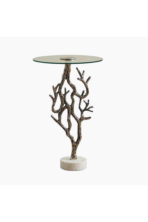 طاولة جانبية من زجاج بانيان - 6