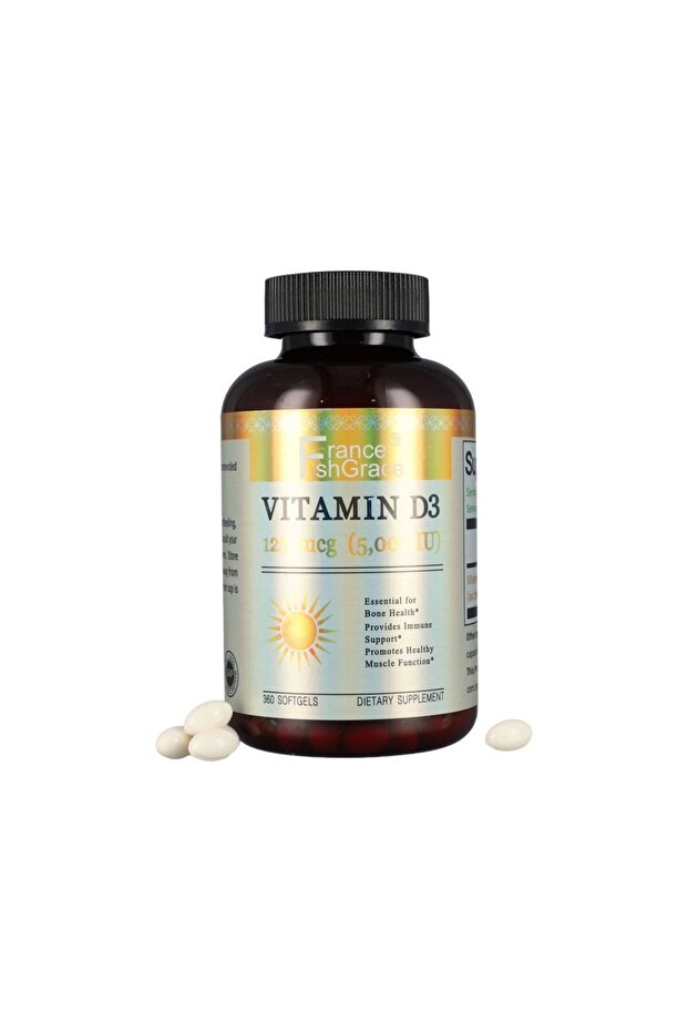 VITAMIN D3 125MCG (5000 IU) 360 SOFTGELS