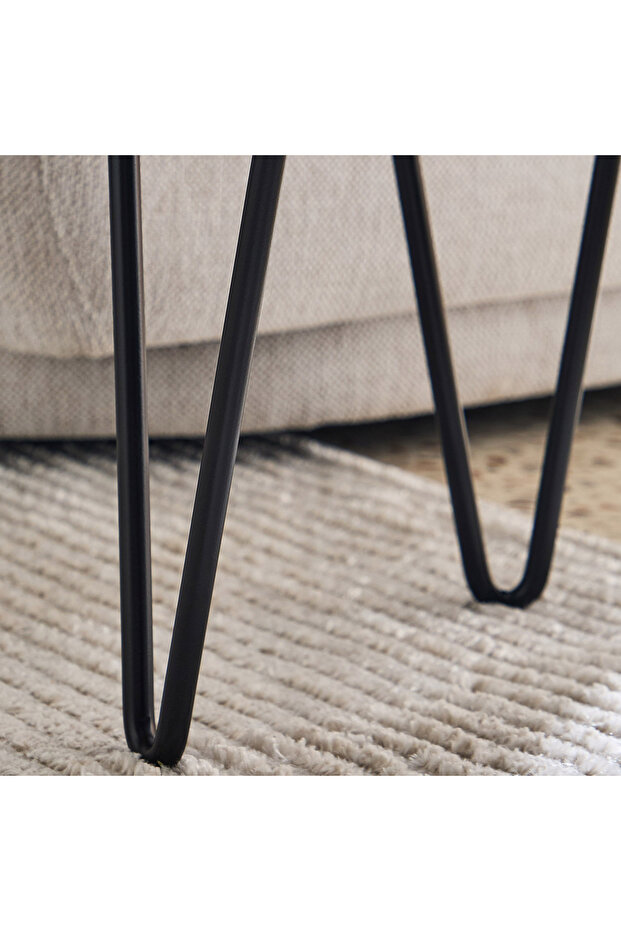 طاولة جانبية من الخشب الصلب Vendra Log ذات الحافة الحية - 4