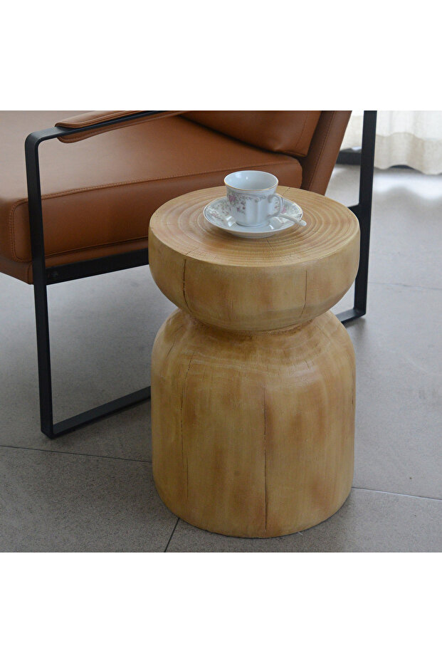 طاولة جانبية من مادة البولي ريزين من دريكس - 1