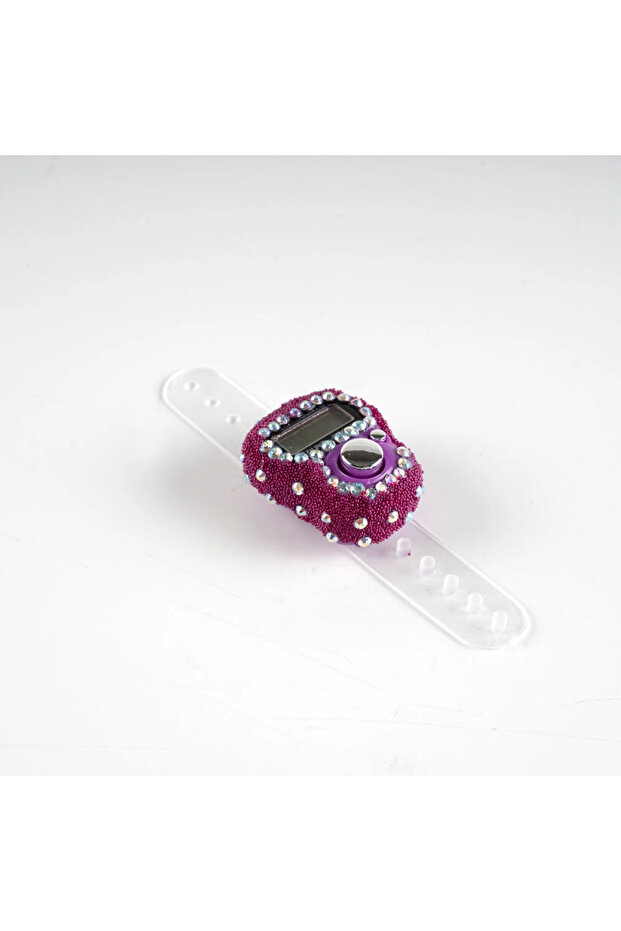 Sand & Beaded Zikirmatik (Purple)