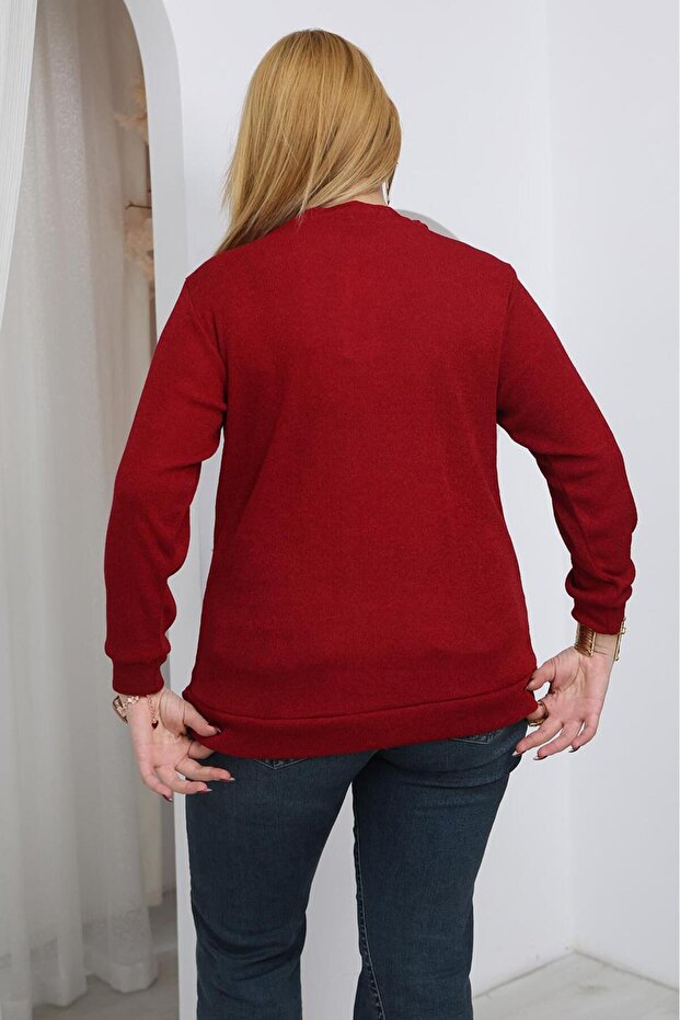 سترة أساسية ناعمة الملمس بمقاس كبير - 8