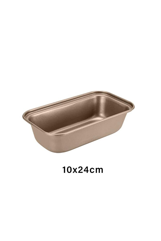 Non Stick Loaf Pan 10x24cm, Carbon Steel Bread Cake Baking Tin, Rectangular Cake Mold