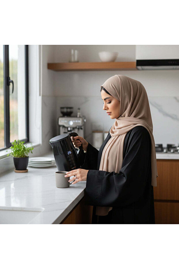 غلاية رقمية ذكية سعة 1.7 لتر - 2