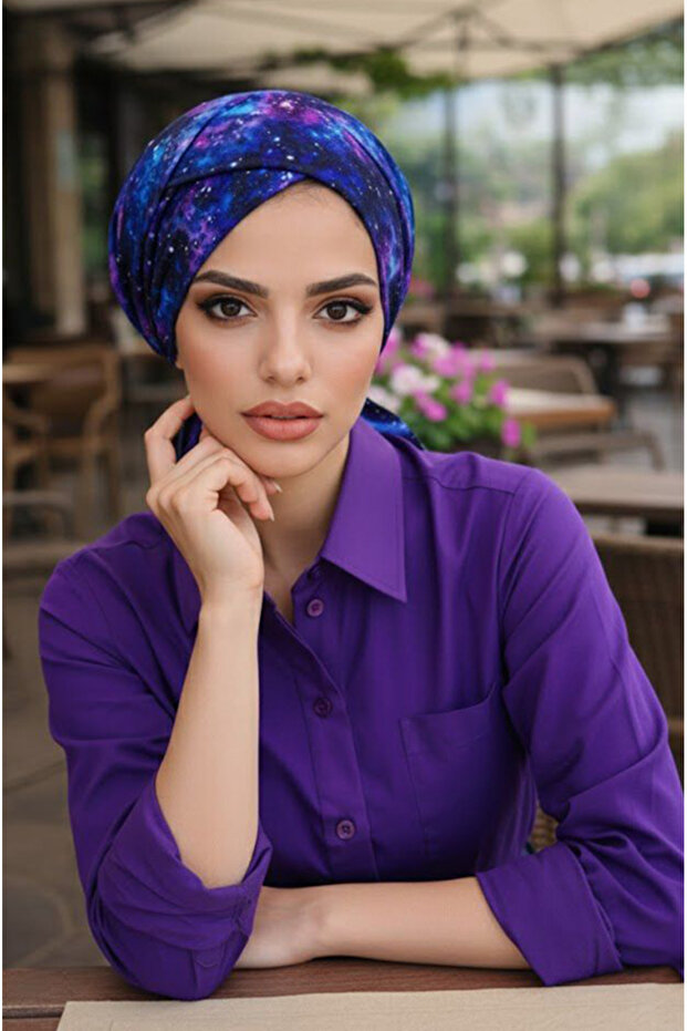 Planet Pattern Cross Bone - 2