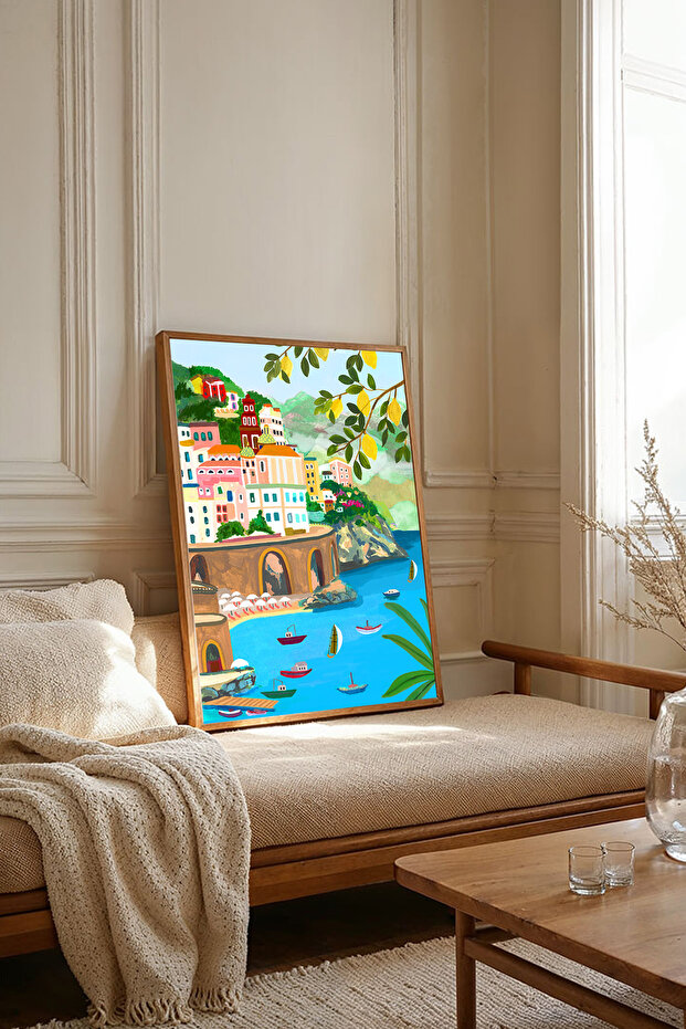 One Piece Wooden Framed Painting Tk2961