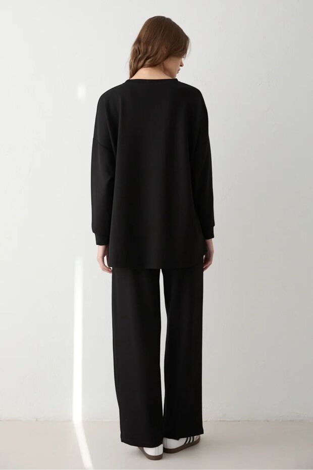 Basic Modal Suit Black 1008 - 6