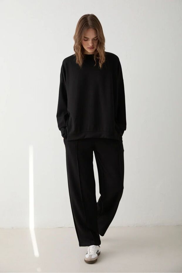 Basic Modal Suit Black 1008 - 4