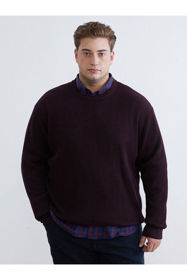 Özmarka New Season Crew Neck Men's Knitwear Sweater