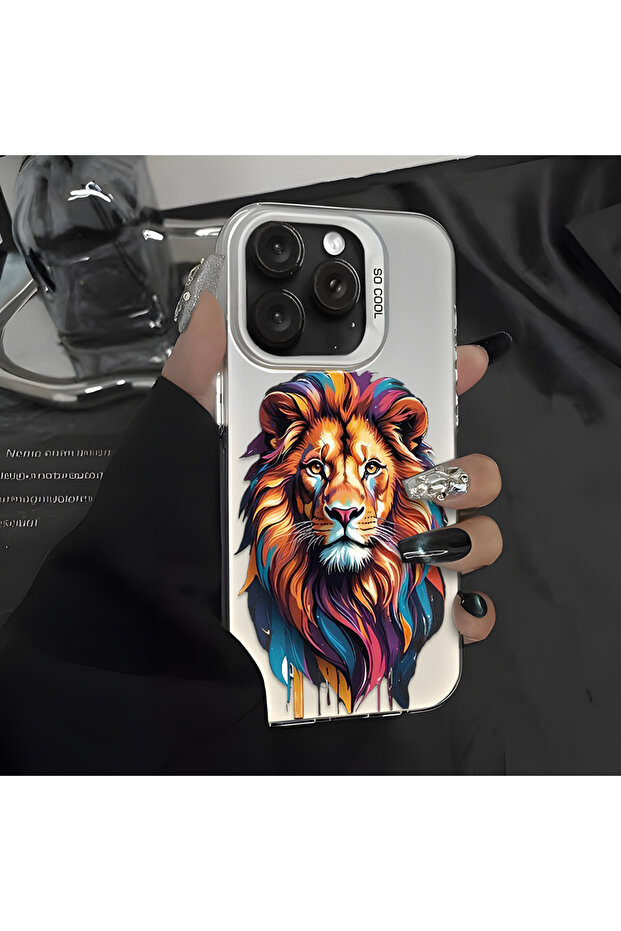 Redmi Note 13 Compatible Silicone Edge Hard Back Anti-Fall Phone Case Pars Patterned - 8