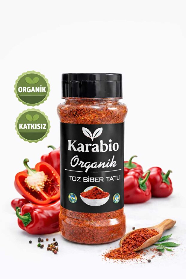 Organik Tatlı Toz Biber 80 gr - 1