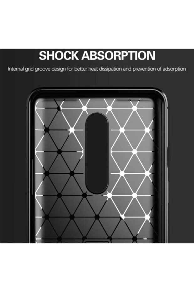OnePlus 8 Carbon Silicone Case, Black - 2