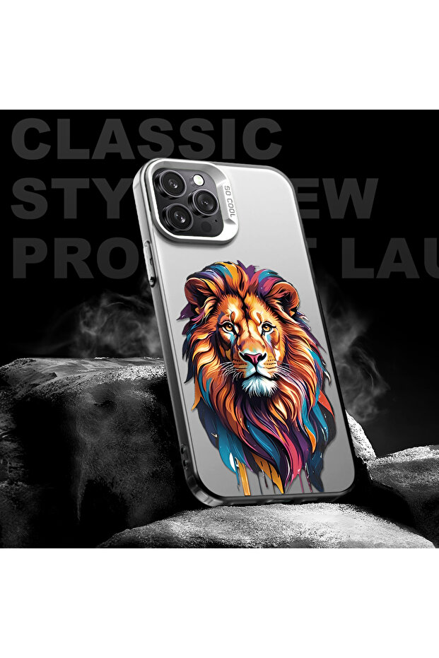 Redmi Note 13 Compatible Silicone Edge Hard Back Anti-Fall Phone Case Pars Patterned - 4