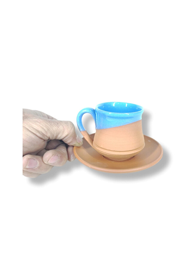 Clay Glazed Ceramic Cup Set - 2
