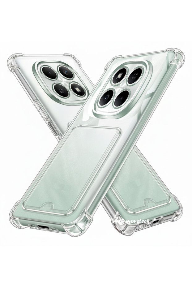 Redmi Note 15 Pro 5g Case with Corner Protection, Card Holder, Wallet, Shock Absorbing Transparent Cover